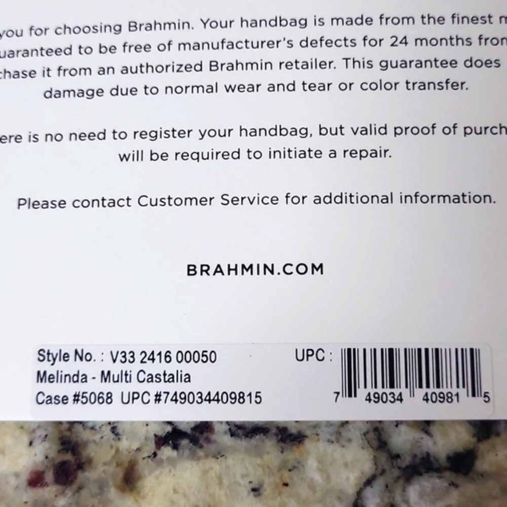 Brahmin Melinda Multi Castalia Bucket Bag - Picture 9 of 13